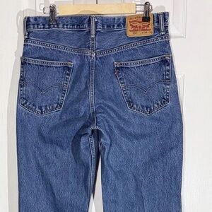 Levi’s 550 Mens 34x34 Blue Jeans Relaxed Fit Straight Leg Medium Wash